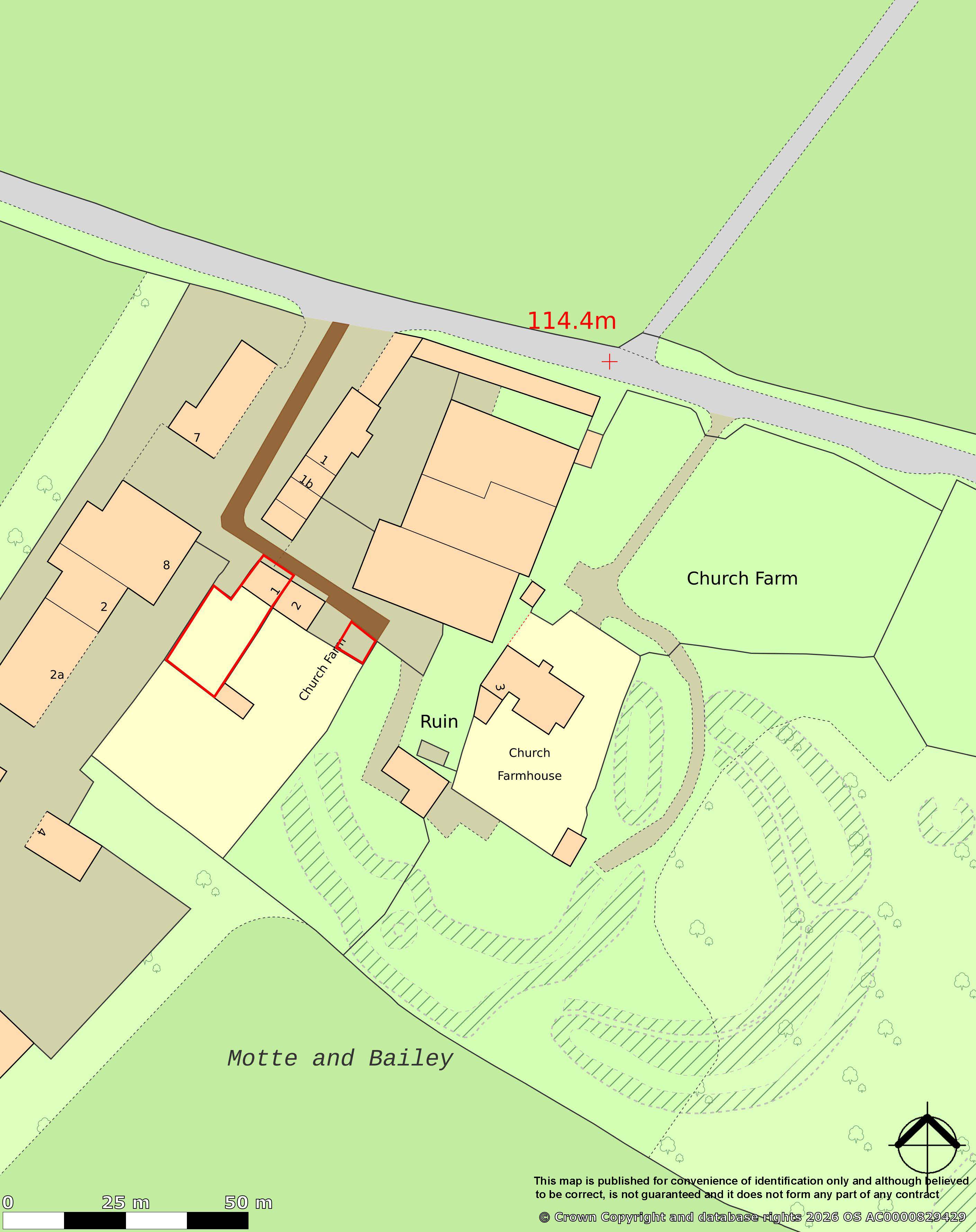 Lot: 108 - SEMI-DETACHED COTTAGE - RESIDENTIAL INVESTMENT - Location Plan